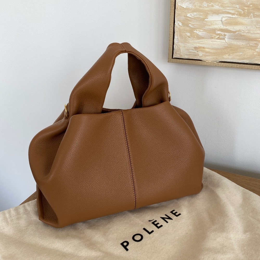 Polene Paris Handbag Camel